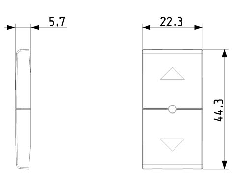 2 Half Buttons 1m Arrows Symbol Carbon M 097552cm