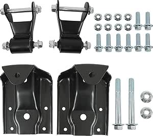 Lablt Rear Leaf Spring Hanger Bracket Shackle Kit Replacement For Gmc