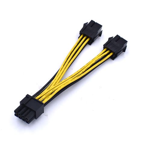 Awg Dual Pin Female To Pin Male Pci Express Gpu Card Power