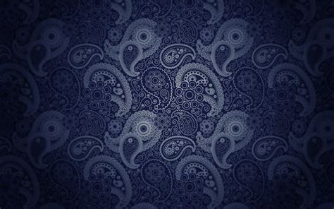 Download wallpapers blue paisley texture, blue paisley ornament ...