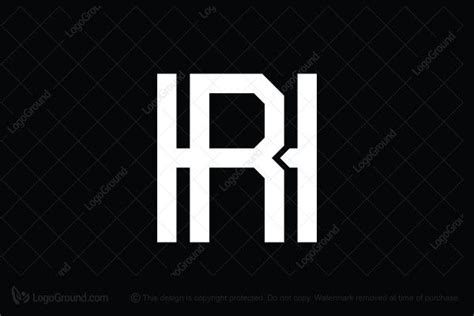 Hr Monogram Logo In 2020 Monogram Logo Typographic Logo Logos