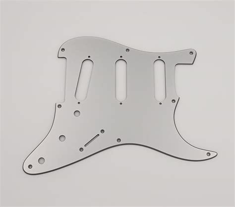 8 Hole Metallic Titanium Acrylic Pickguard For Us Mex Fender Reverb