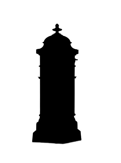 Silhouette Black Letterbox Clipart Free Stock Photo Public Domain