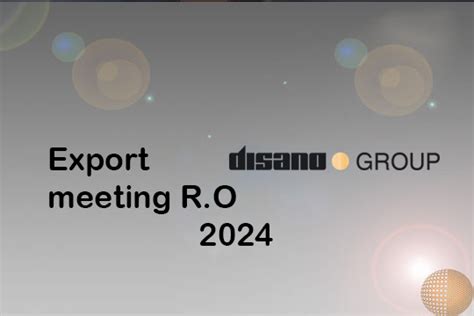 Export Meeting R O Disano Illuminazione Fosnova