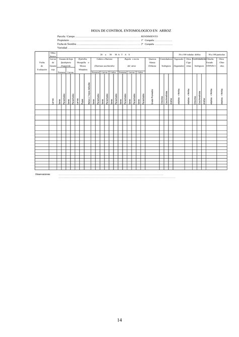 Evaluacion De Plagas Arroz Legum PDF