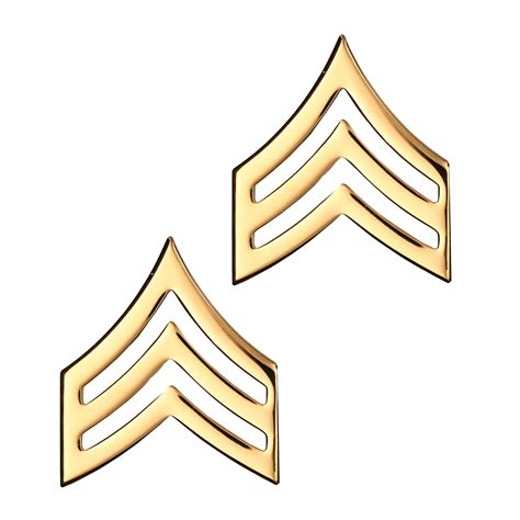 Us Army E5 Sergeant Sta Brite® Pin On Rank Sta Brite Insignia Inc