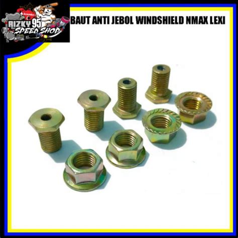 Jual Baut Anti Jebol Winsheild Atau Well Nut Mur Yamaha NMAX Atau LEXI