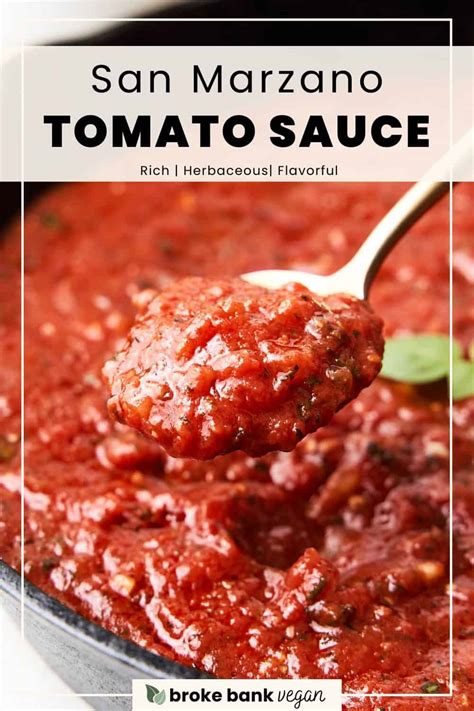 Best San Marzano Tomato Sauce