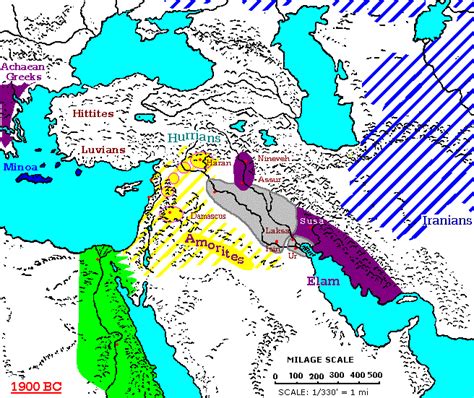 By 1900 Bc Egypt Was Re Asserting Its Control Of Canaan The Amorites