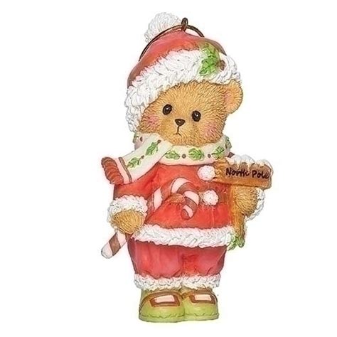 2022 Cherished Teddies Santa Bear Ornament At Hooked On Ornaments