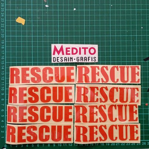 Jual Sticker Cutting Rescue Shopee Indonesia