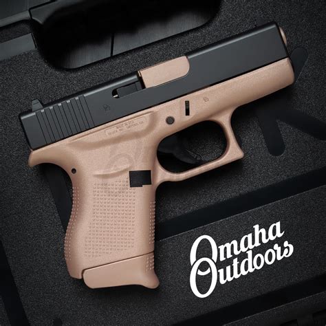 Glock 43 Apple Rose Gold Frame And Barrel