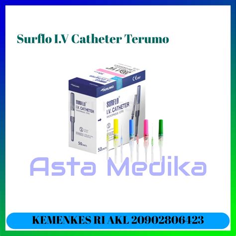 Jual Surflo Iv Catheter Terumo G G G G Jarum Iv Catheter