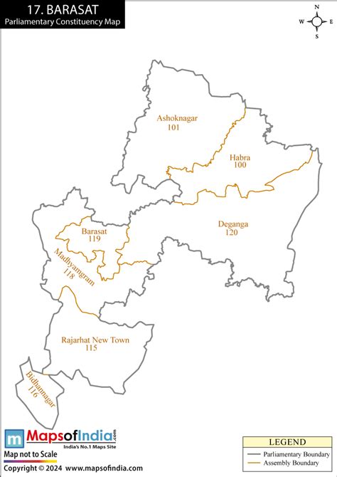 Barasat Parliamentary Constituency Map, Election Results and Winning MP