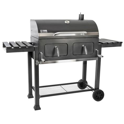 Mr Gardener Holzkohlegrill Ottawa Schwarz Grillfl Che X Cm