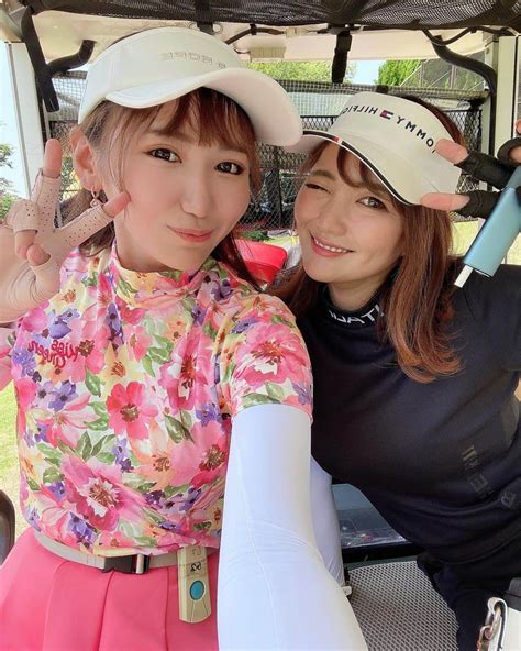 Mikiさんのインスタグラム写真 Mikiinstagram「この前の⛳️ 1日呑んでたえりちゃんday☺️🩷 ゴルフ女子 ゴルフ