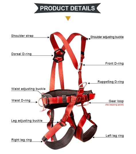 Safety Harness Belt Full Body For Rope Access Fall Protection Buy