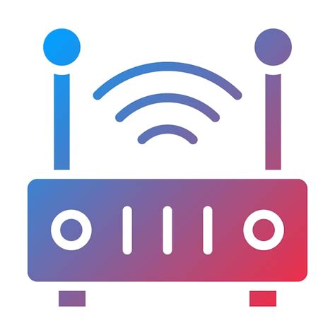 Premium Vector Wifi Router Icon Style