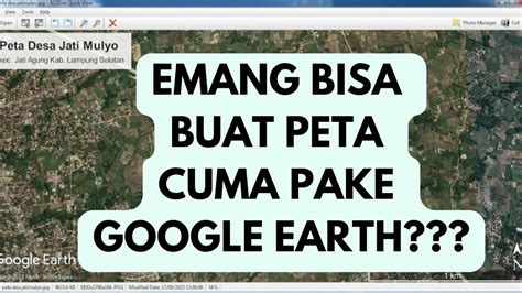 CARA MEMBUAT PETA DAN LAYOUT DI GOOGLE EARTH PRO YouTube