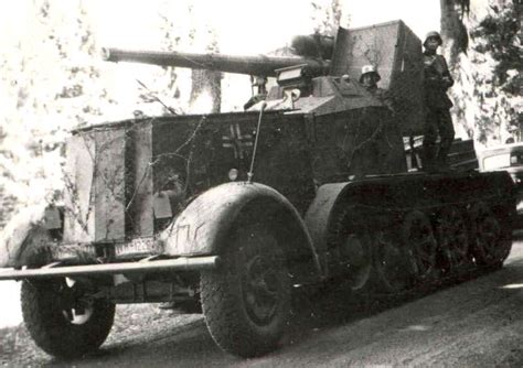 Cm Flak Sfl Auf Zugkraftwagen T Sd Kfz Bunkerflak