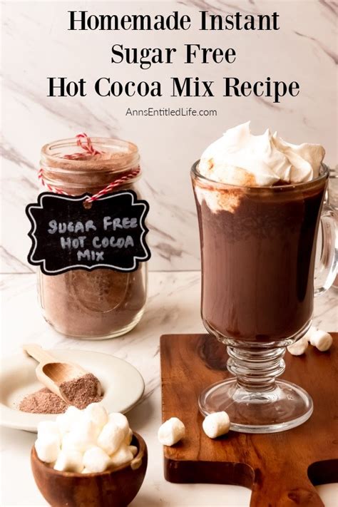 Instant Sugar Free Hot Cocoa Mix Recipe