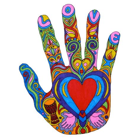 Pulse Life-size Laminated Hand Drawing Drum Reiki - Etsy | How to draw ...