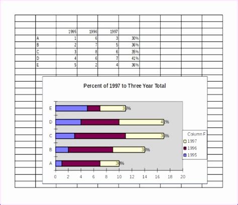 6 Chart Template Excel - Excel Templates