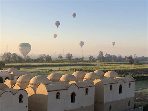 Balade en montgolfière à Louxor Egypte La terre est un jardin