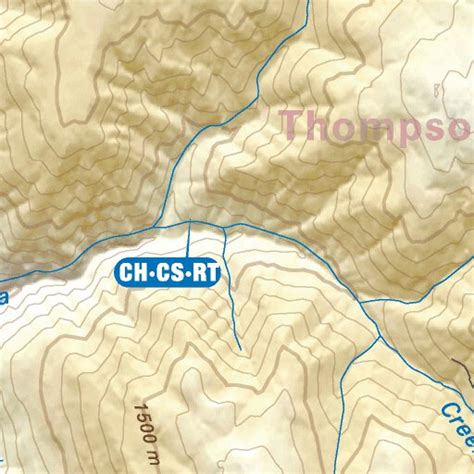 VCBC36 Lytton - Vancouver Coast & Mountains BC Topo map by Backroad ...