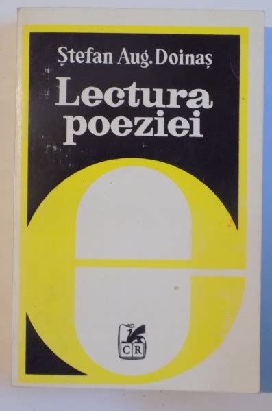 Lectura Poeziei De Stefan Aug Doinas