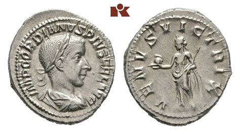 Gordianus Iii Ar Denar Rom G Ric Coh