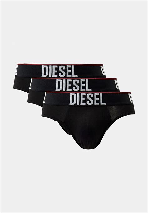 Трусы 3 шт. Diesel, цвет: черный, RTLADQ220401 — купить в интернет ...