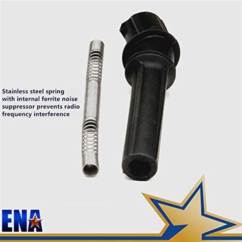 Ena Set Of Curved Boot Ignition Coil Pack Compatible With Ford