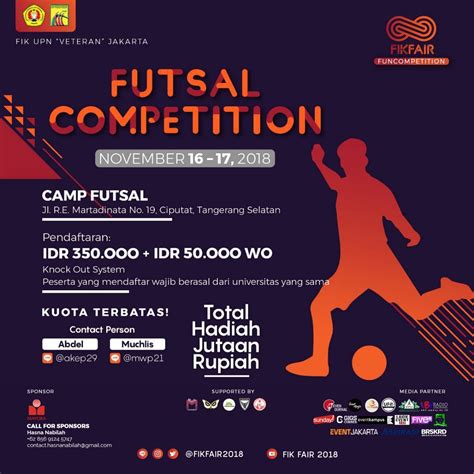 Poster Pertandingan Futsal 48 Koleksi Gambar