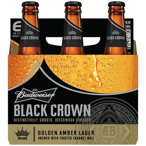 Budweiser Black Crown Beer 12 Fl Oz Instacart