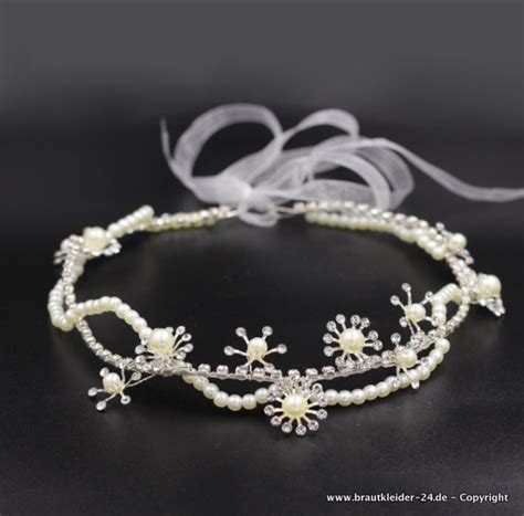 Braut Krone Tiara Diadem Kristall Perlen Braut Haarreif Kopfschmuck