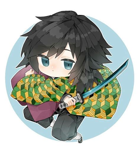 Demon Slayer Kimetsu No Yaiba Photomemes Chibi Giyu In 2020