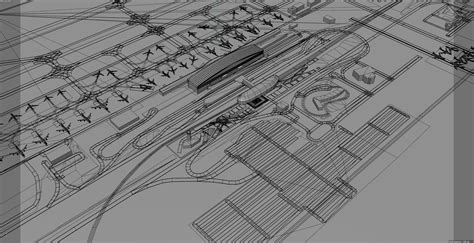 3D model Tehran Imam Khomeini Airport 15km VR / AR / low-poly | CGTrader