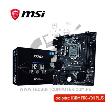 MAINBOARD MSI H310M PRO VDH PLUS LGA 1151