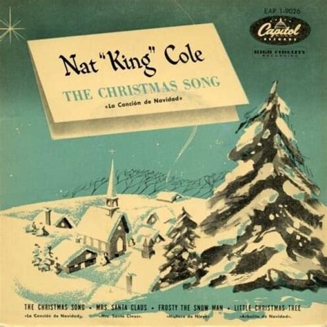 Nat King Cole The Christmas Song 1953 Version Lyrics Genius Lyrics