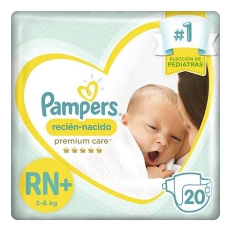 Pañales Pampers Premium Care Recien Nacido X 20 Unidades Pampers