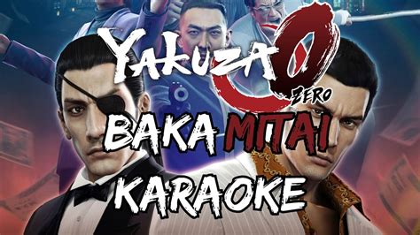 Yakuza 0 Bakamitai Karaoke YouTube