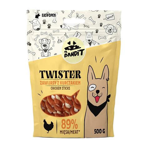 Mr Bandit Twister Zawijas Z Kurczaka G Naturalny Przysmak Dla Psa