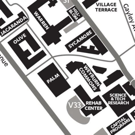 Ucla Campus Map Grayscale By Avenza Systems Inc Avenza Maps