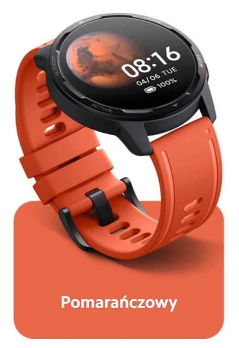 Xiaomi Pasek Do Zegarka Watch S Active Pomara Czowy Opinie I Ceny Na