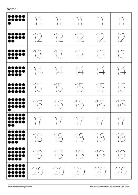 Counting To Worksheet Owhentheyanks In Tracing