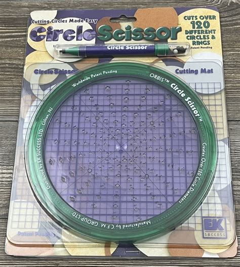 New Ek Success Orbis Circle Scissor Cuts Over Different Circles