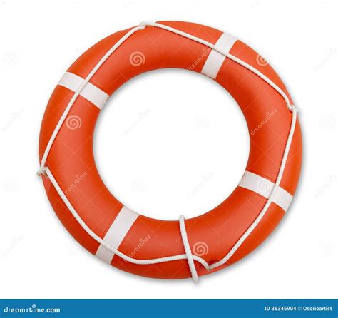 Lifeguard Isolated On White Background Stock Photo Image Of Orange