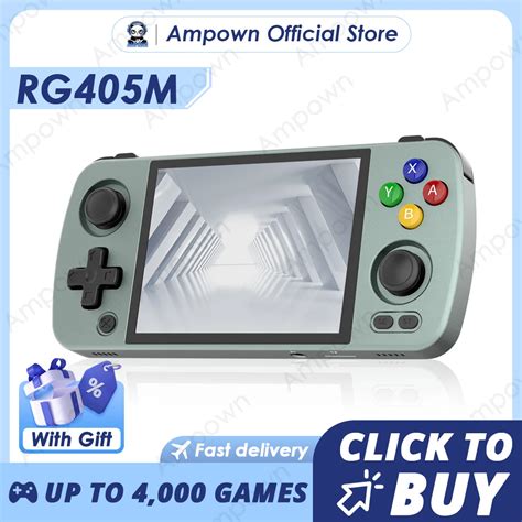 Anbernic Rg M Handheld Game Console Android System Metal Console