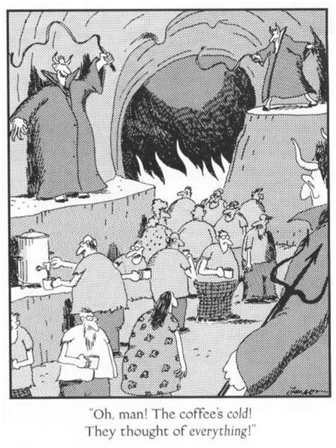 Los 10 cómics más divertidos de Far Side ambientados en el infierno